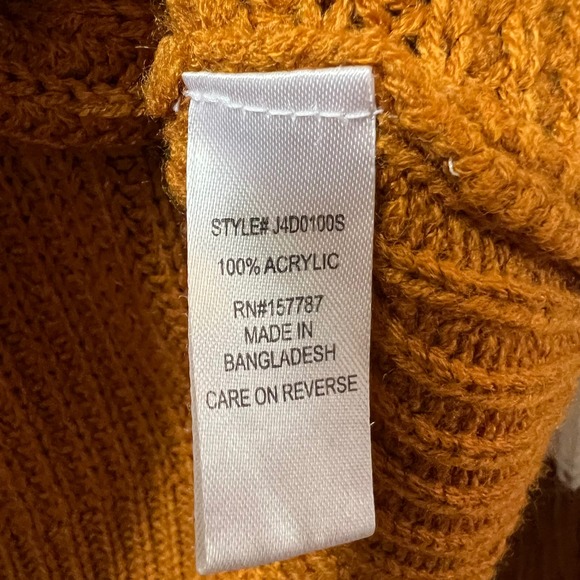 Full Circle Trends Womens Twist Front Color Block Knit Sweater Medium - Picture 5 of 6